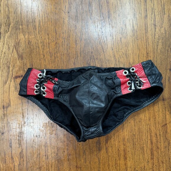 Vintage Mr. S Leather San Francisco Men’s Brief – Size Large (Rare Collectible) - Picture 1 of 16